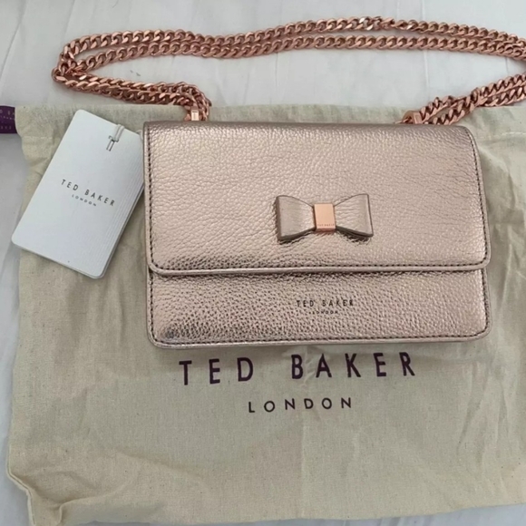 Ted Baker Handbags - Ted Baker Rose Gold Bag